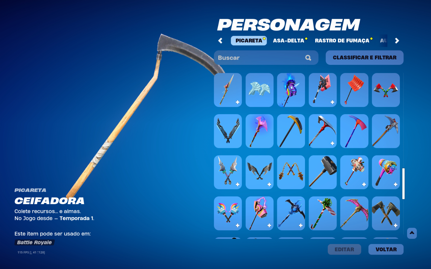Conta Fortnite com salve o mundo ZERADO E FUNDADOR n aceito trocas, apenas venda