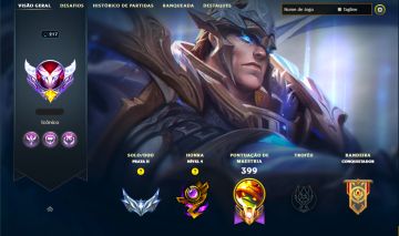 SKIN LENDÁRIA DEUS-REI GAREN + [ 109 SKINS HABILITADAS ] + [ TROCA NICK ]