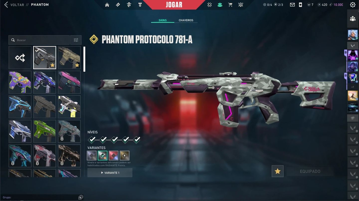 Conta valorant mais de 3k gastos