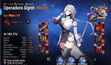 Conta Epic Seven server Global quase High end