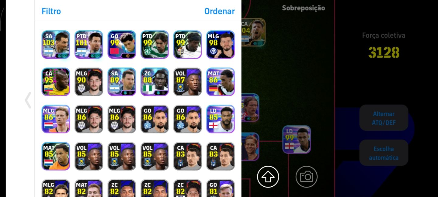 CONTA DE EFOOTBALL:LUKA MODRIC JAMEZ RODRIGUEZ E ETC