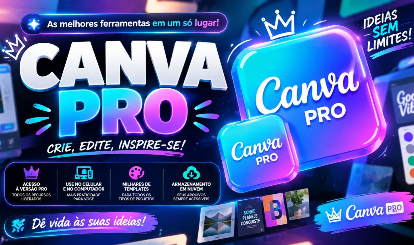 (MELHOR PREÇO) Canva Pro [30 dias]