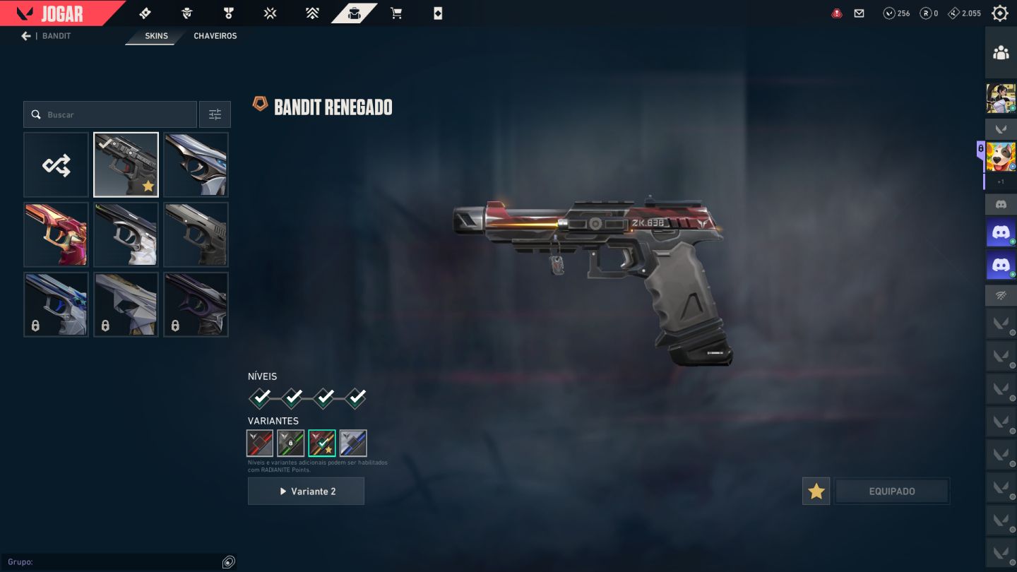 CONTA VALORANT FULL SKIN