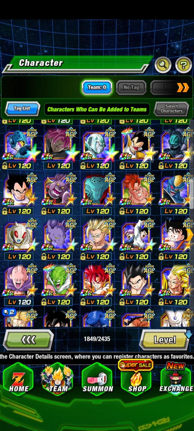 Conta Dokkan battle Avançada (GLOBAL)