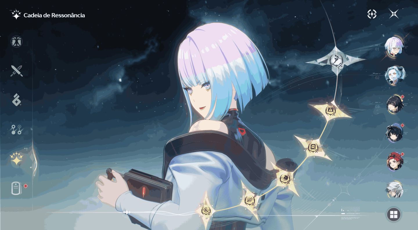 Wuthering Waves - Contas Reroll Collab Cyberpunk - Varias Lucys S3 a S6 e Mais