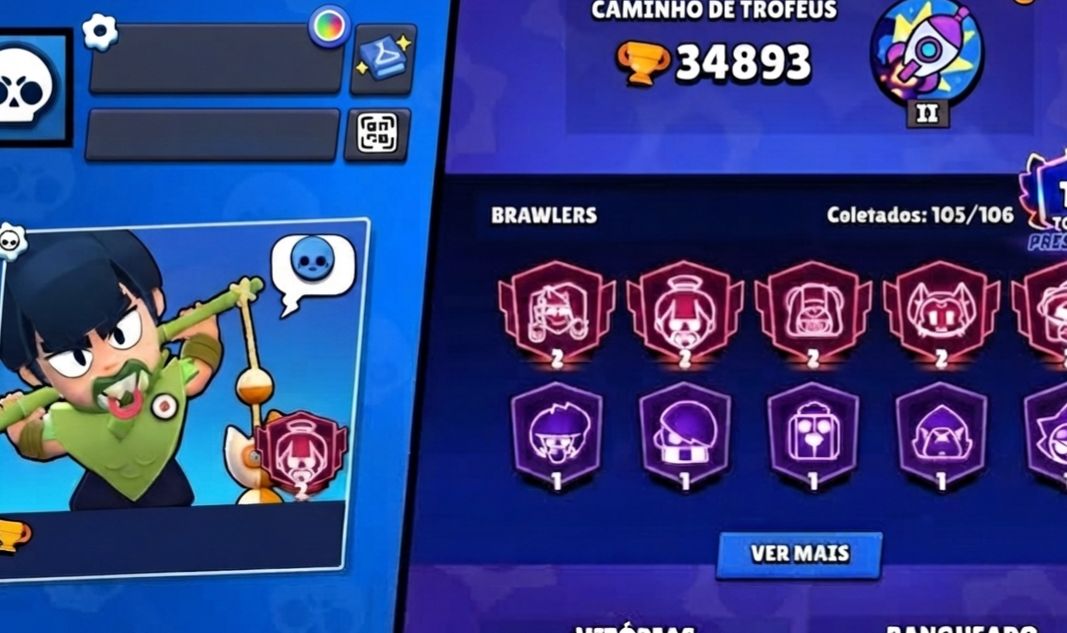 CONTA BRAWL STARS FULL LENDÁRIOS E ULTRA
