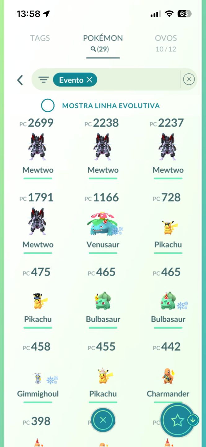CONTA POKÉMON GO COM 4 MEWTOW DE ARMADURA+ZYGARDE NA SEGUNDA FORMA+74 LENDÁRIOS