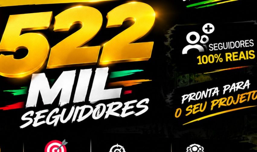CONTA TIK TOK 522 MIL SEGUIDORES REAIS