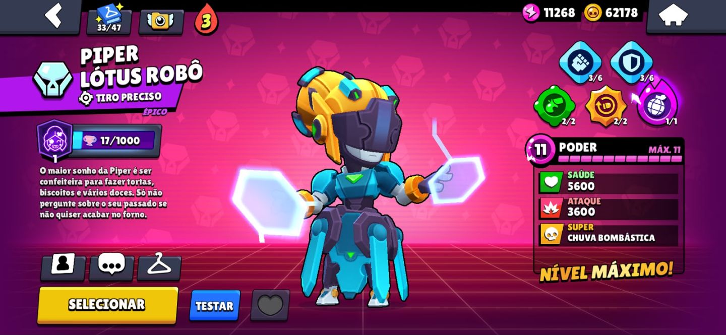 CONTA DE BRAWL STARS EXTREMAMENTE GEMADA