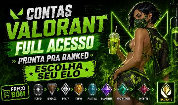 CONTAS DE VALORANT FULL ACESSO PRONTA PRA RANKED