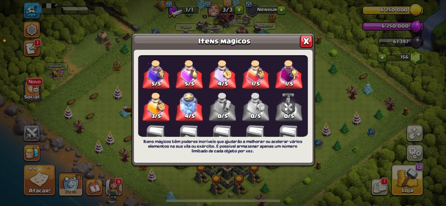 Conta Clash of Clans CV9 | Depósitos Cheios