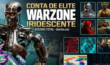 Conta Warzone Iridescente | Exterminador T-800 | Ghost Nêmesis |