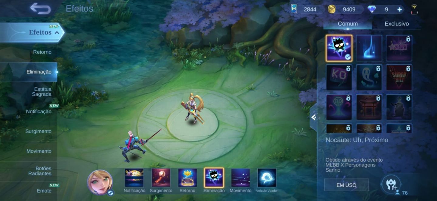 Conta Mobile Legends Mítico 44 Star 80 Skins e WR Alto 59% 80 Herois