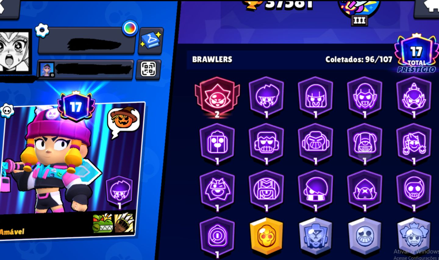 BRAWL STARS | 96 BRAWLERS | SIRIUS + KAZE | 11 LENDÁRIOS