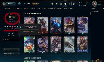 CONTA LOL COM (quase) TODAS AS SKINS ADQUIRIVEIS.