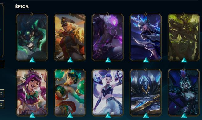 Conta diamante 4 / Full acesso / 84 skins + / miticas e raras