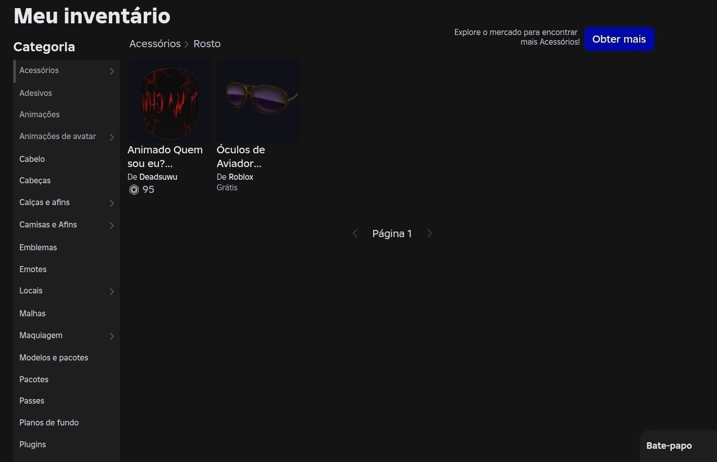 CONTA DE ROBLOX - SKINS E ANIMAÇÕES RARAS (FADA DA PRIMAVEIRA E ANDAR DO ZOMBIE)