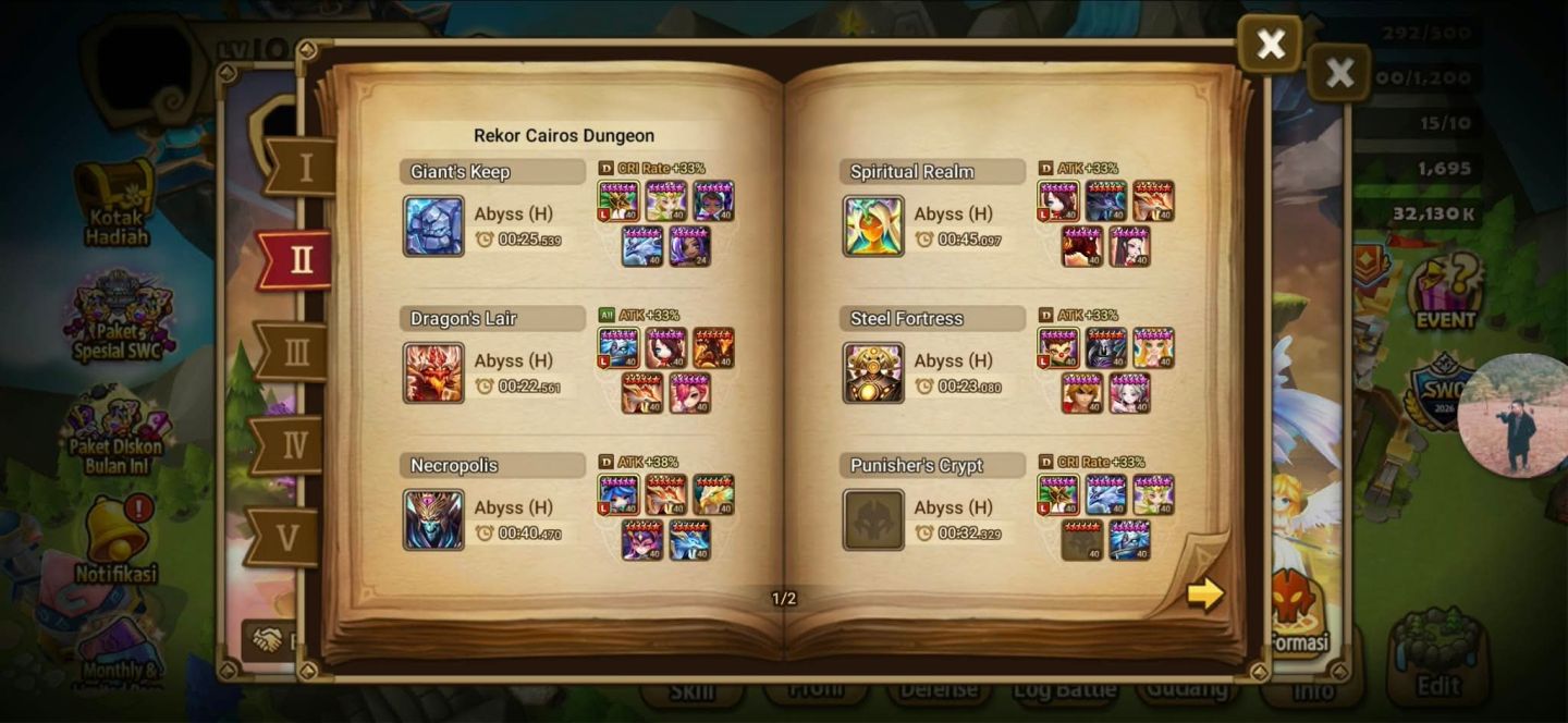 Conta Ásia endgame 7lds vip
