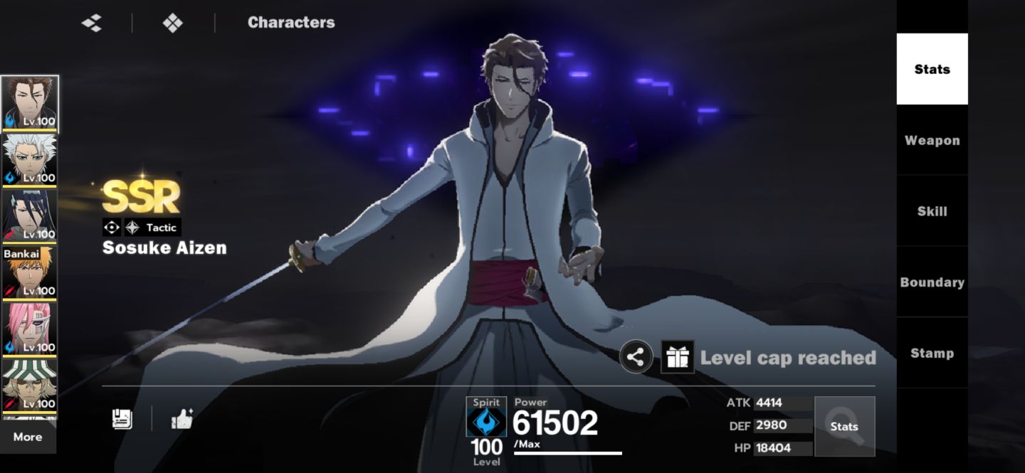 Conta Aizen B6 - Server 15 - Level 76