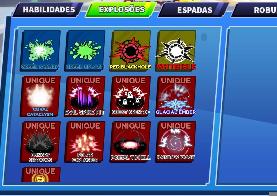 INVENTÁRIO BLADE BALL COMPLETO | AURORA PROTECTOR + VÁRIAS RARAS