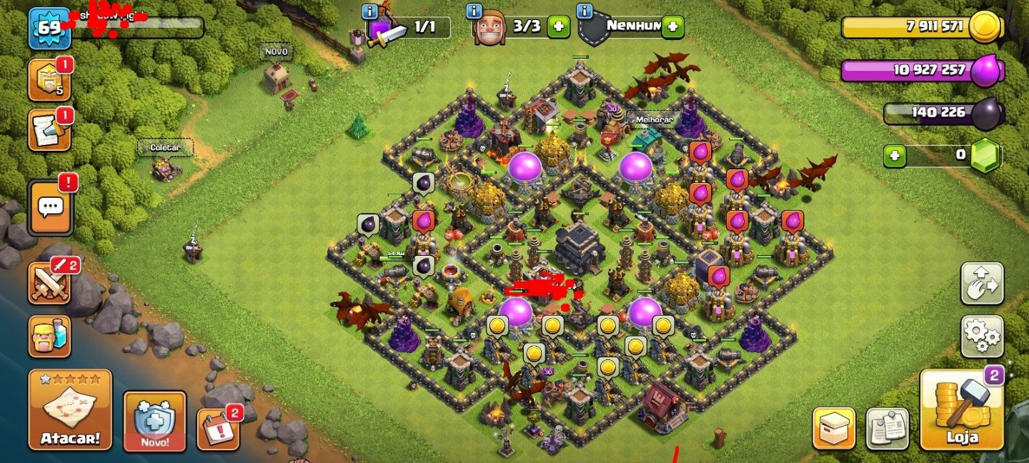 Vendas de contas clash of clans e serviços