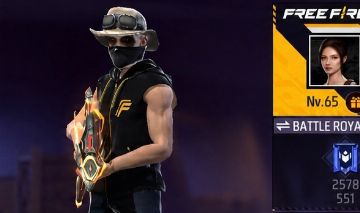Conta Free Fire Nível 65