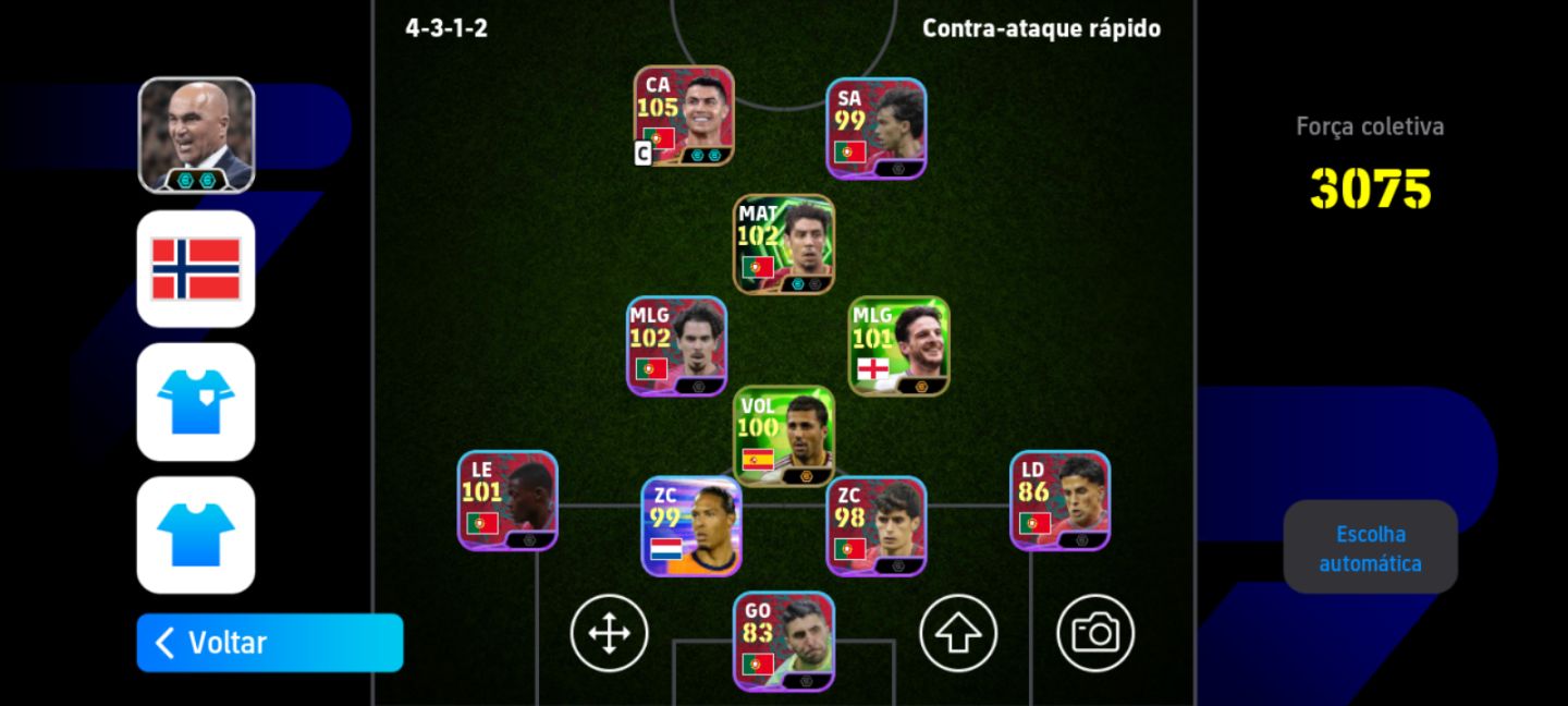 Contas de efootball steam/pc e mobile full acesso