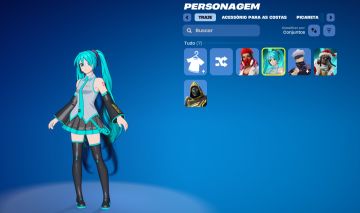 Conta Fortnite | Gojo + Hatsune Miku | Full acesso