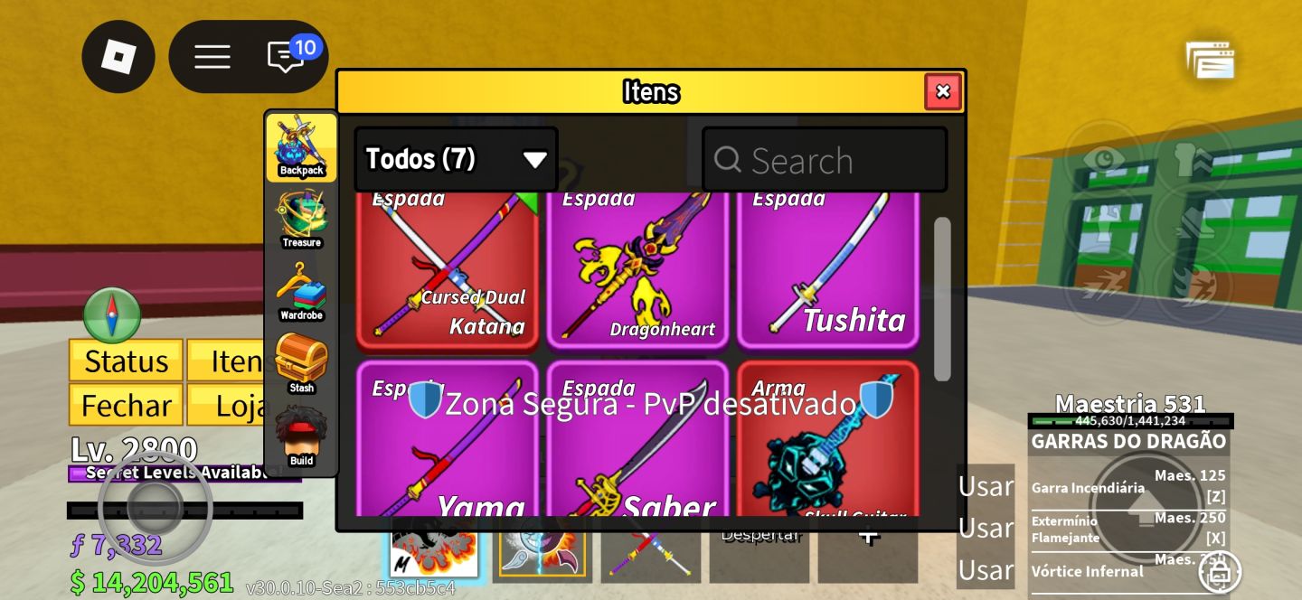 CONTA BLOX FRUITS
