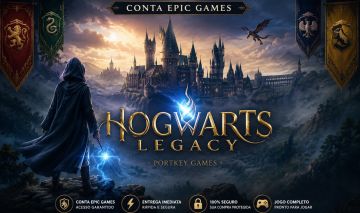 Hogwarts Legacy + Conta Epic Games | Barato