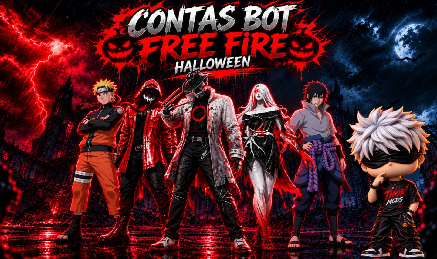 CONTAS BOT FREE FIRE + Troca Nick / LEIA A DESCRIÇÃO