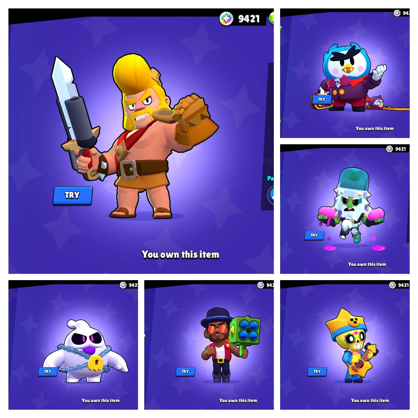 ( ESTOURO ! ) BRAWL STARS / CONTA RARÍSSIMA! PASSE DA COLETTE / DO SURGE !!!