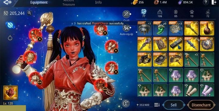 Conta MIR4 BOOSTING WORLD - LV120