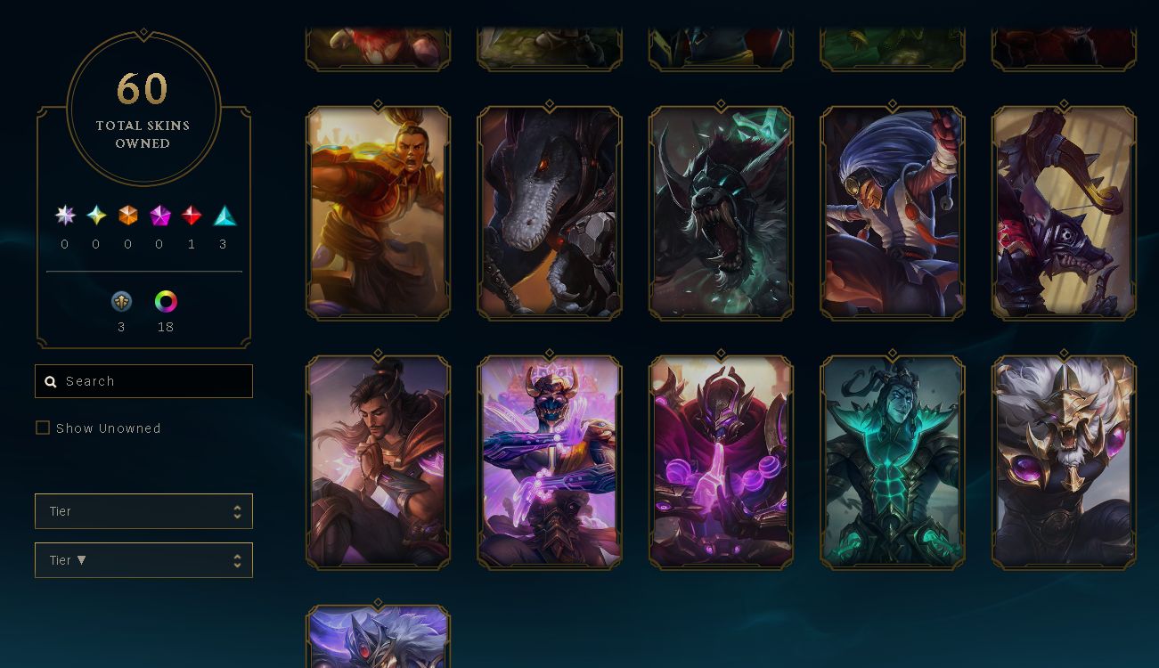 Conta de Lol diamante 1 full acesso