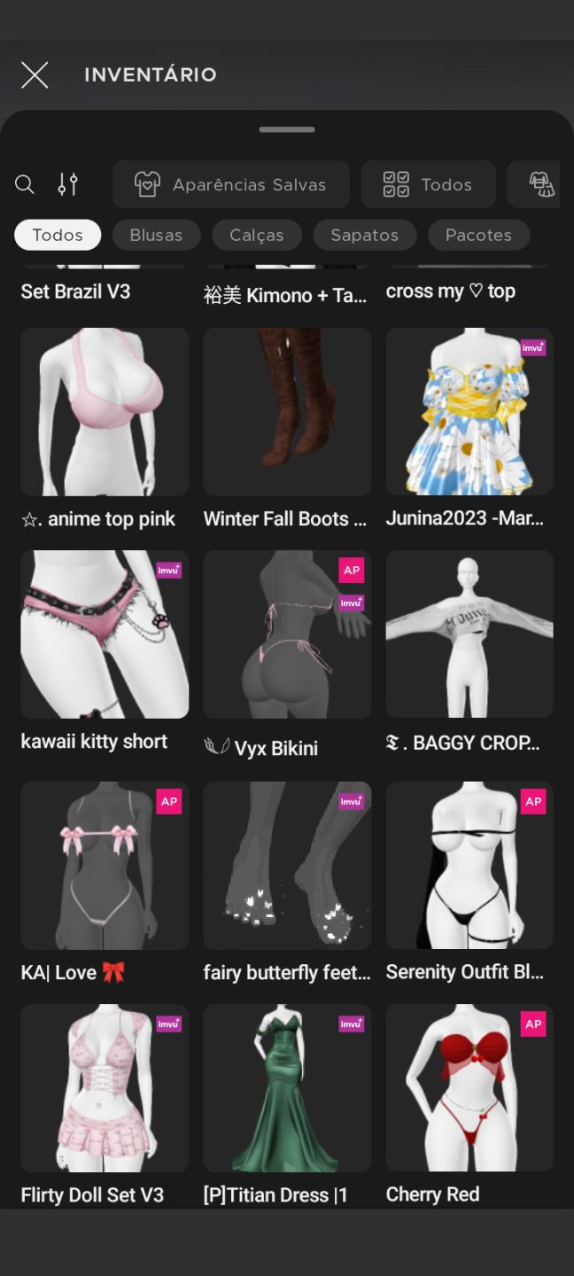 CONTA IMVU RICA +2000 ITENS