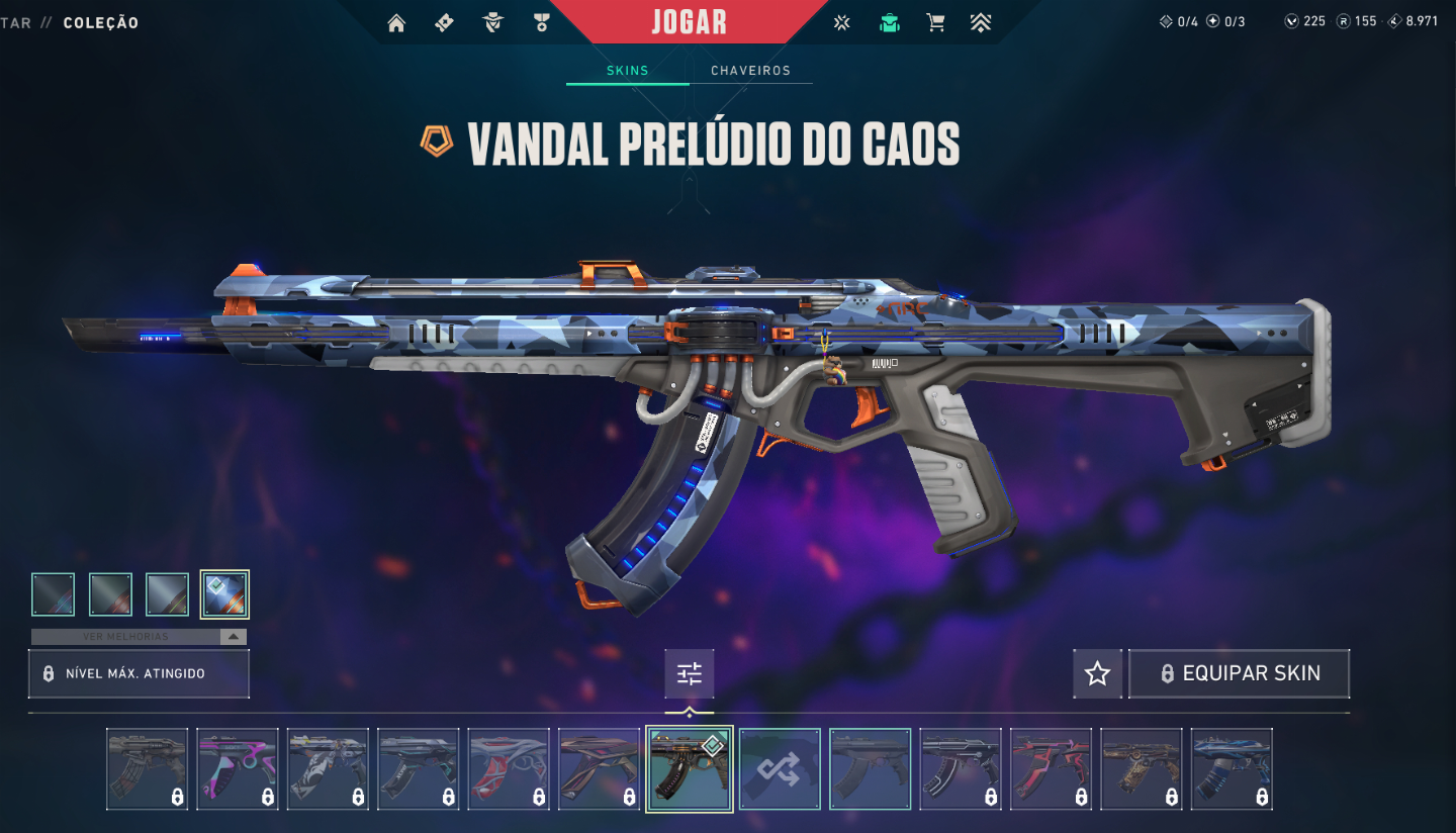 CONTAS VALORANT COM SKIN