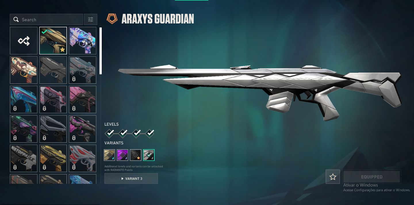 CONTA VALORANT (VANDAL CHAMPION, XENOHUNTER, KARAMBIT, ETC)