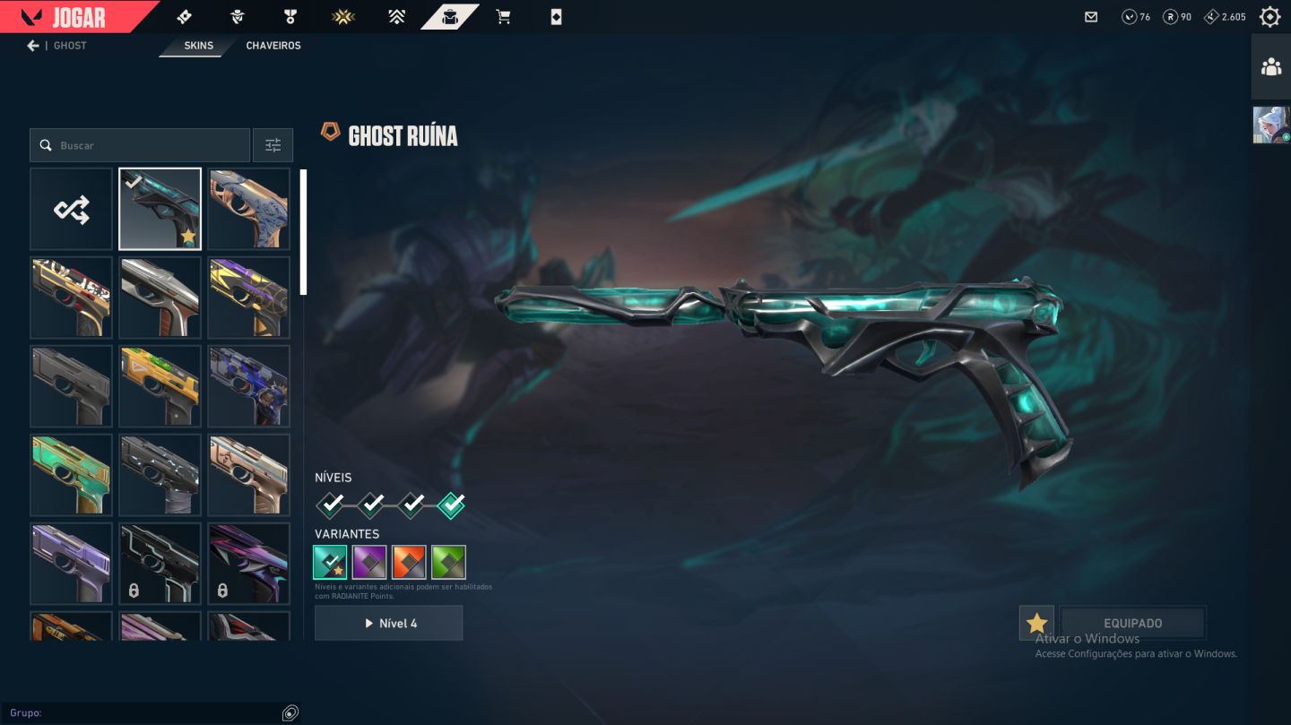 CONTA VALORANT EX IMORTAL '' 1,170 EM SKINS '' CONTA ANTIGA
