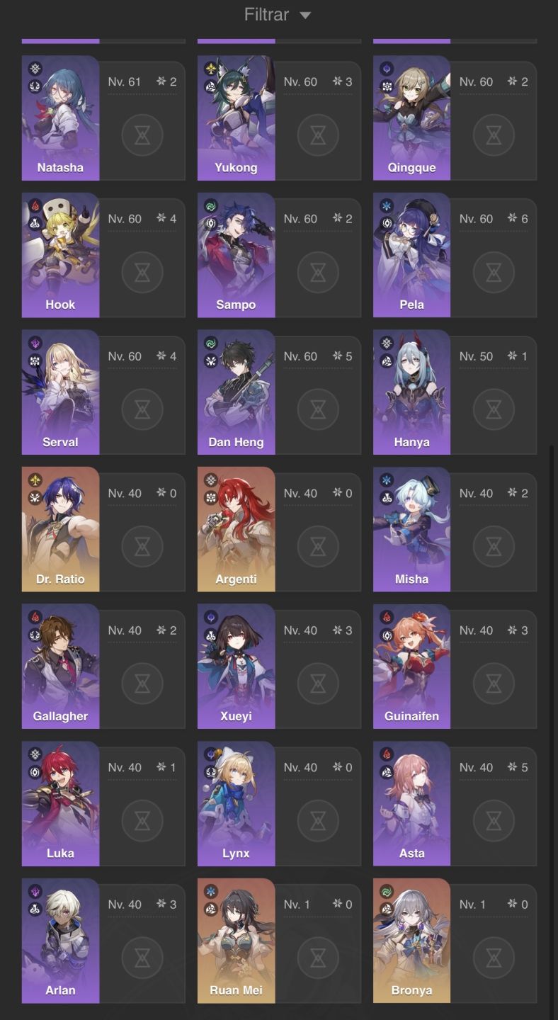 Genshin AR60 - 27 T5 + Conta Honkai StarRail 14 5 ESTRELAS + Honkai 3rd