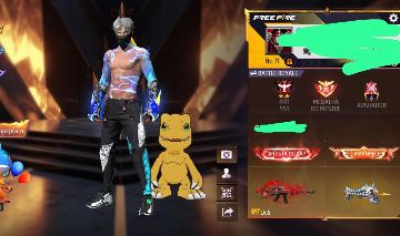 Conta antiga Free Fire com aventureiro