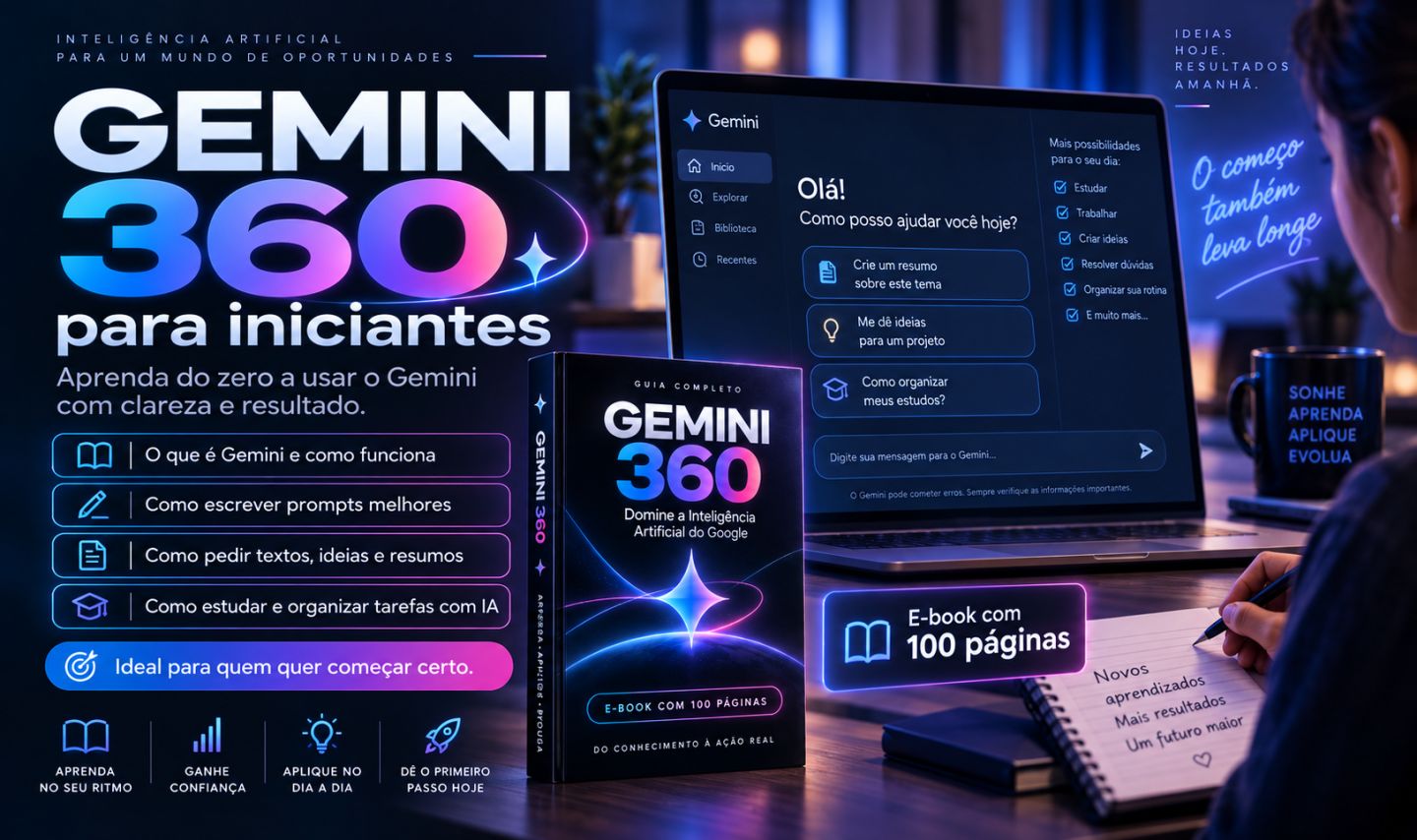 GEMINI 360 Domine a Inteligência Artificial do Google