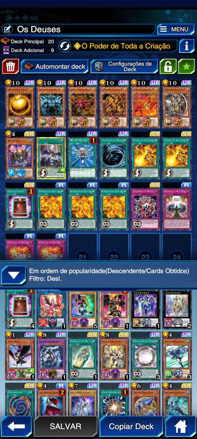 Conta Yu-gi-oh Duel Links + 17 Decks Meta Prontos+100 Personagens Desbloqueados