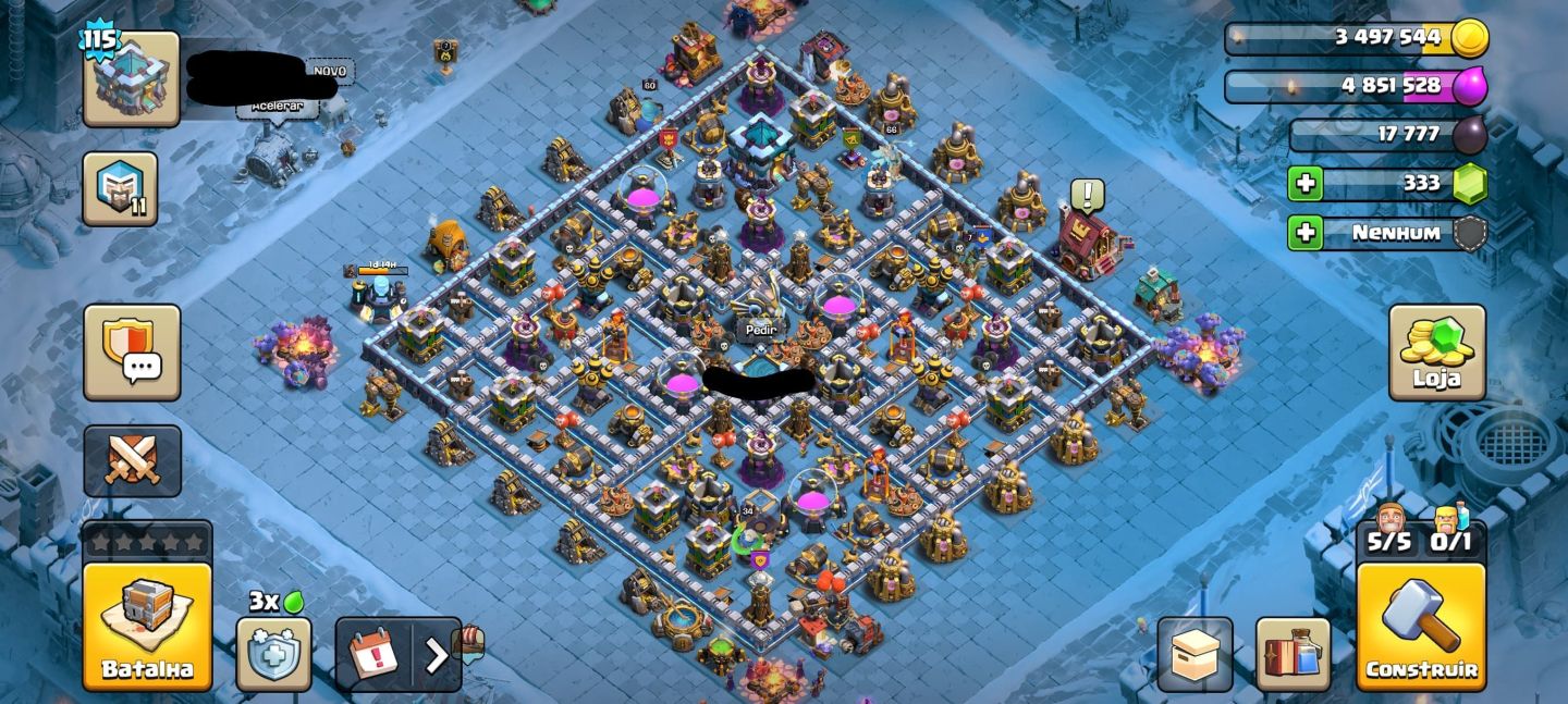 Conta COC Vila CV13 - SKINs Passe e Loja, Paisagem XXL