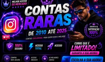 CONTAS ANTIGAS DE INSTAGRAM MUITO RARO NO MERCADO DE 2010/2026