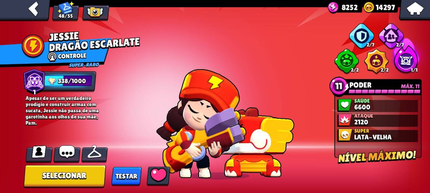 Conta brawl star muito rara 100k trofeus