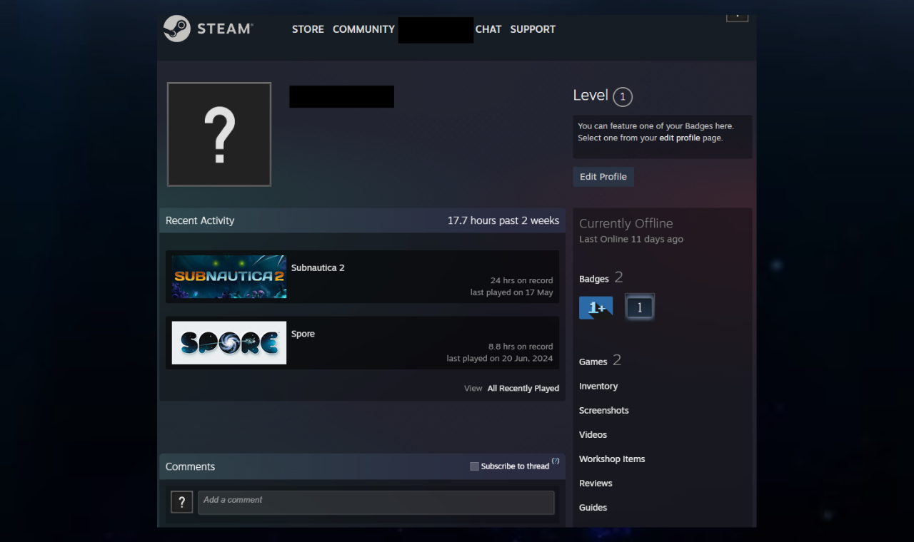 Conta Steam com os jogos Subnautica 2 / Spore - (FULL ACESSO)