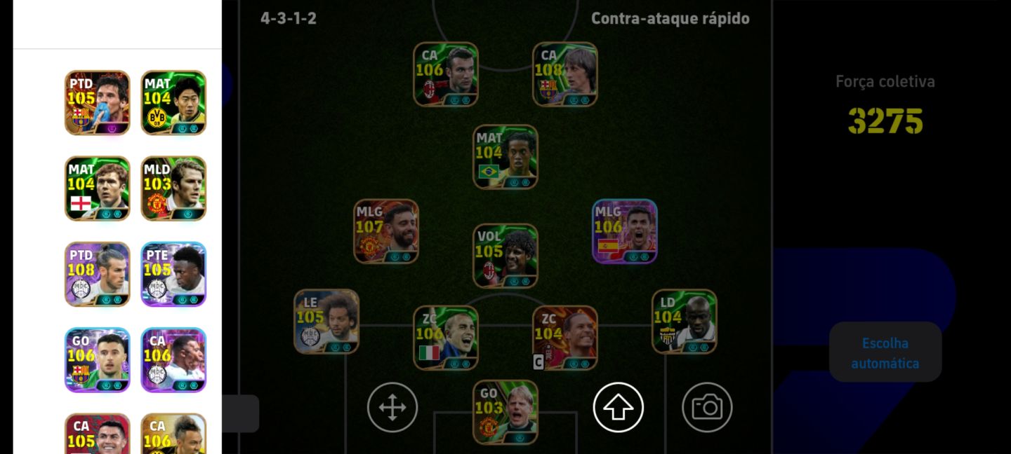 Conta braba de efootball