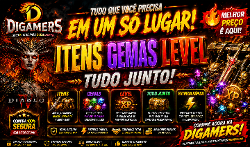 DIABLO 4 - TEMPORADA 13 MATERIAIS GOLD ITEMS GEMAS BOSS