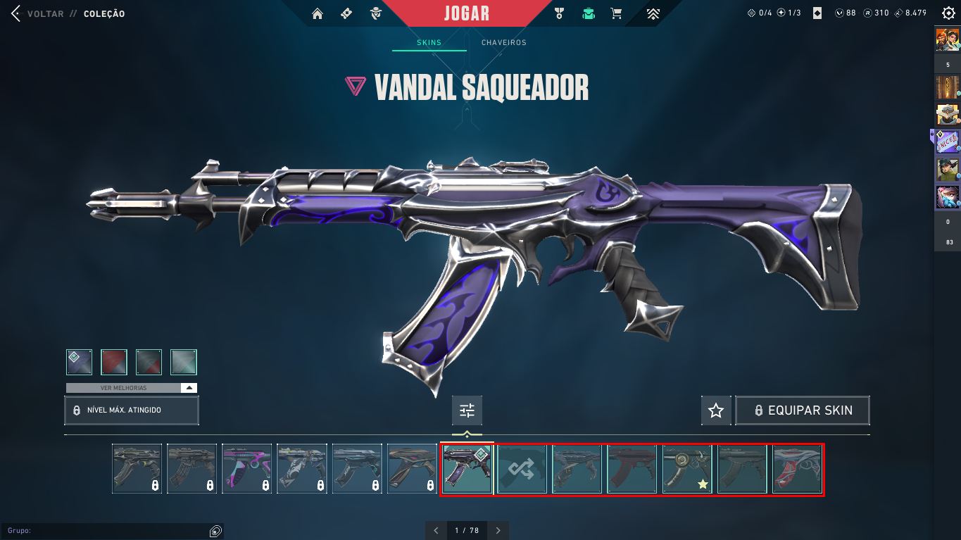 Conta Valorant 1k gastos
