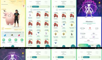 CONTA POKÉMON GO LV 37 | 2 Mewtwo | 19 LENDÁRIOS R001